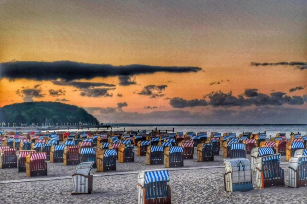 Obj 84 Meerblick Fewo Fuer 2 Bis 3 Personen Strandnah, Wlan Lübeck Extérieur photo
